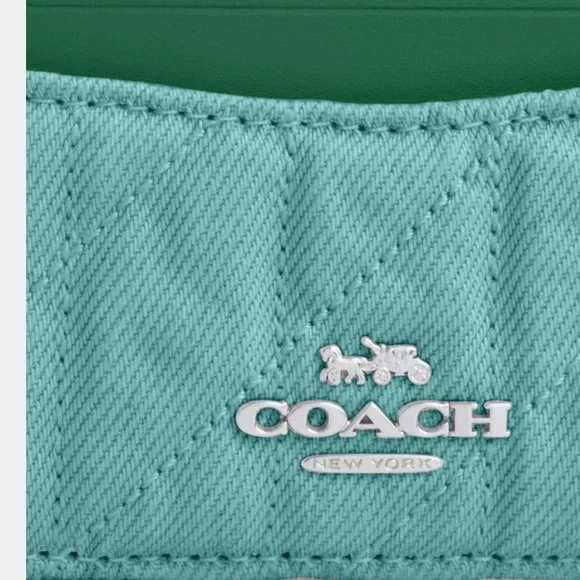 🟢🌟🟢 Coach Slim Id Card Case 🟢🌟🟢 NWT 🟢🌟🟢 - Picture 9 of 16